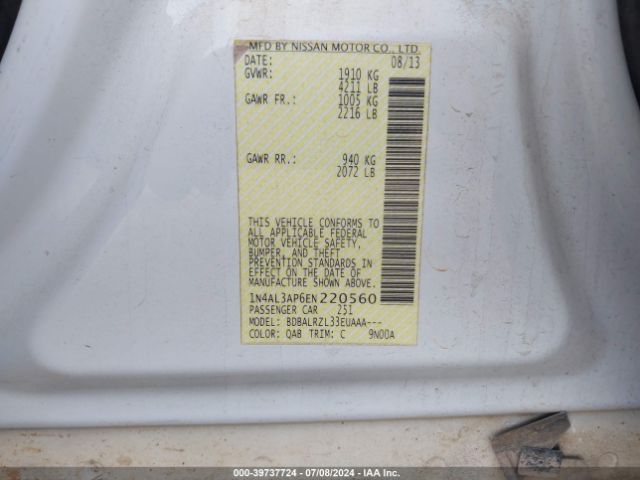 1N4AL3AP6EN220560 Nissan Altima 2.5 S