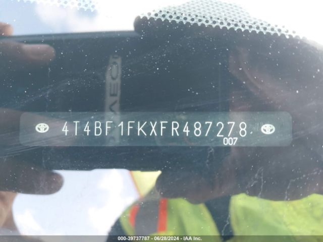 4T4BF1FKXFR487278 Toyota CAMRY LE