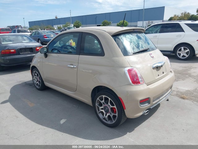 2012 FIAT 500 3C3CFFBR4CT115156 Photo 2
