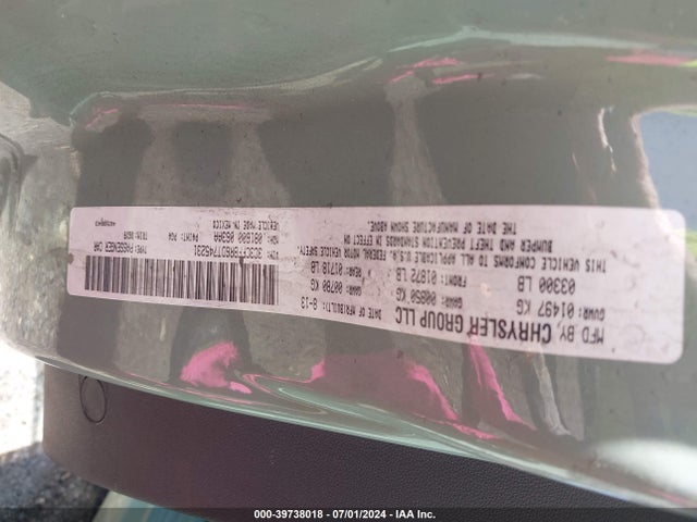 2013 FIAT 500 3C3CFFBR6DT745231 Photo 8