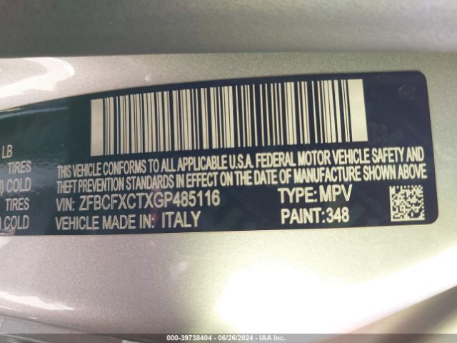 ZFBCFXCTXGP485116 Fiat 500x Trekking