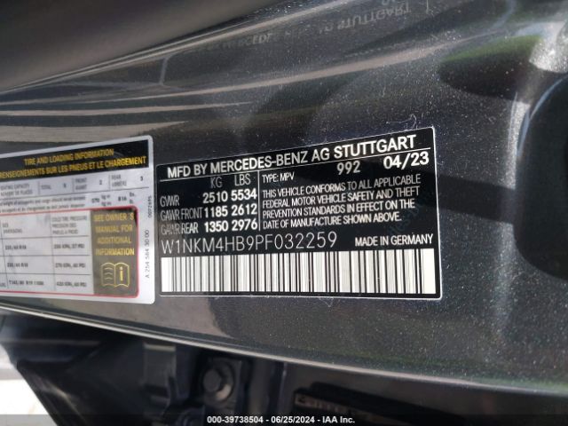 W1NKM4HB9PF032259 Mercedes-Benz Glc 300 4matic Suv
