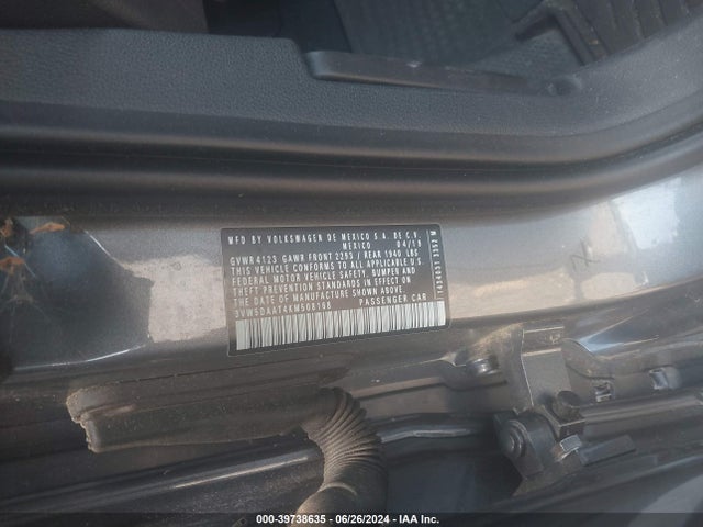 3VW5DAAT4KM508168 Volkswagen Beetle 2.0t Final Edition Se/2.0t Final Edition Sel/2.0t S/2.0t Se