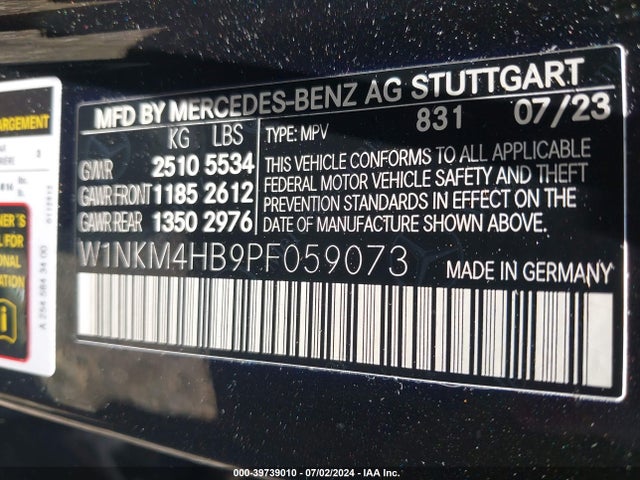 W1NKM4HB9PF059073 Mercedes-Benz Glc 300 4matic Suv