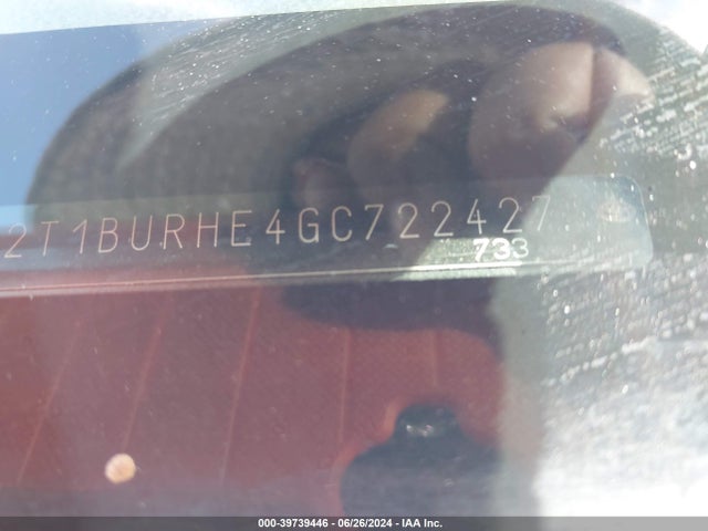 Toyota Corolla Le Plus 2016 2T1BURHE4GC722427 Image 9