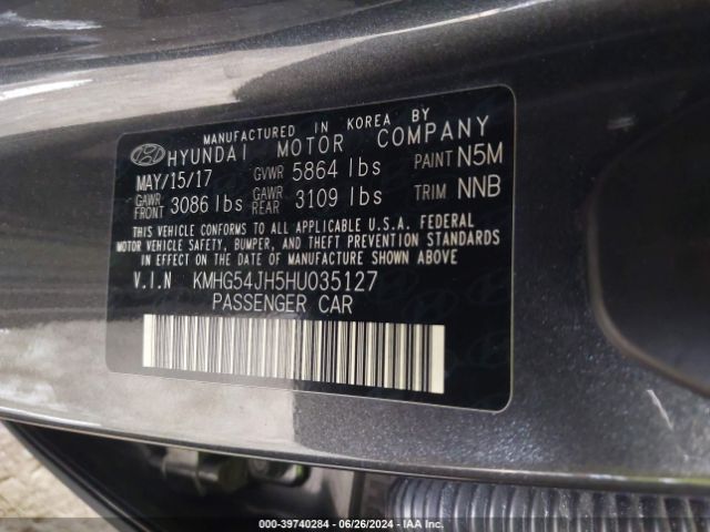 KMHG54JH5HU035127 Genesis G90 5.0 Ultimate