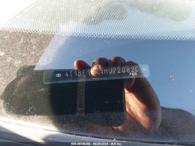 Toyota CAMRY SE 2017 4T1BF1FK1HU720820 Image 9