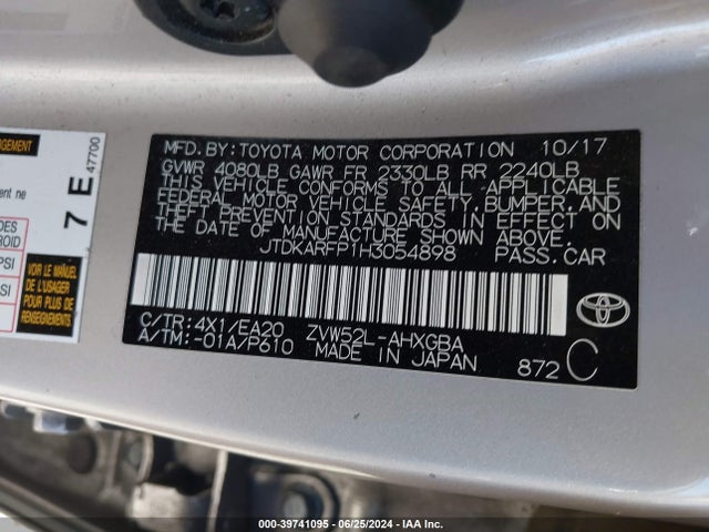 JTDKARFP1H3054898 Toyota Prius Prime Advanced