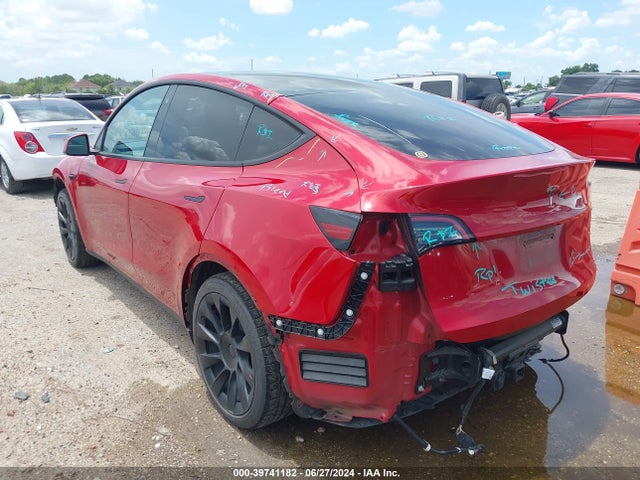 2021 TESLA MODEL Y 5YJYGDEE6MF248593 Photo 2