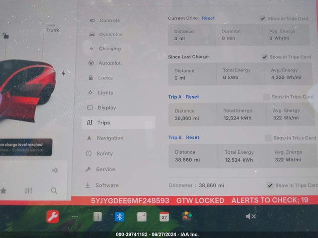 2021 TESLA MODEL Y 5YJYGDEE6MF248593 Photo 6