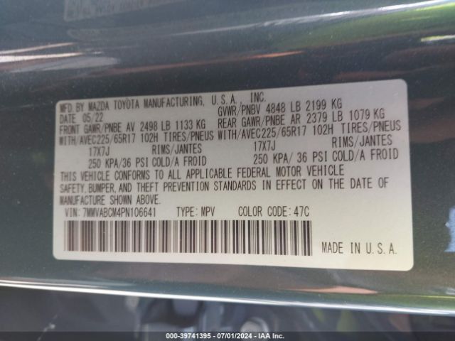 7MMVABCM4PN106641 Mazda Cx-50 2.5 S Preferred Plus