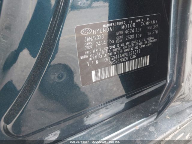 KMTG34TA9PU121311 Genesis G70 2.0t Rwd