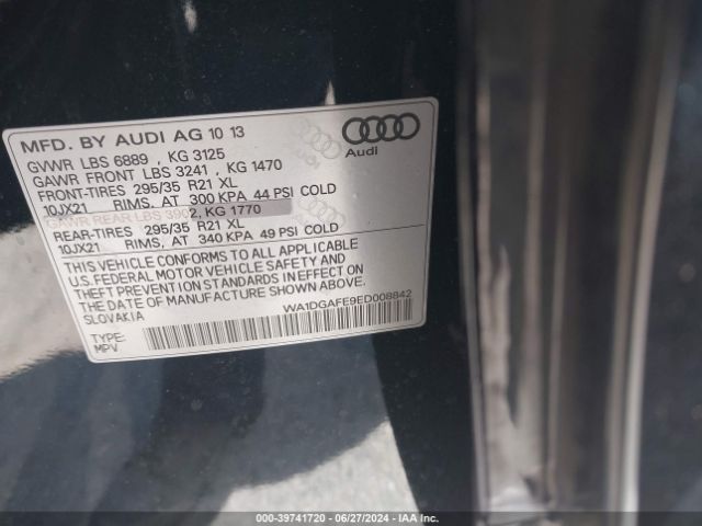 WA1DGAFE9ED008842 Audi Q7 3.0t S Line Prestige