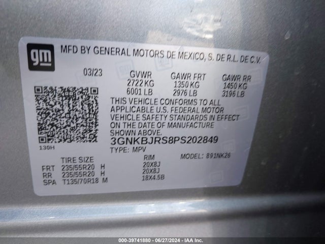 Chevrolet Blazer Awd 3lt 2023 3GNKBJRS8PS202849 Image 9