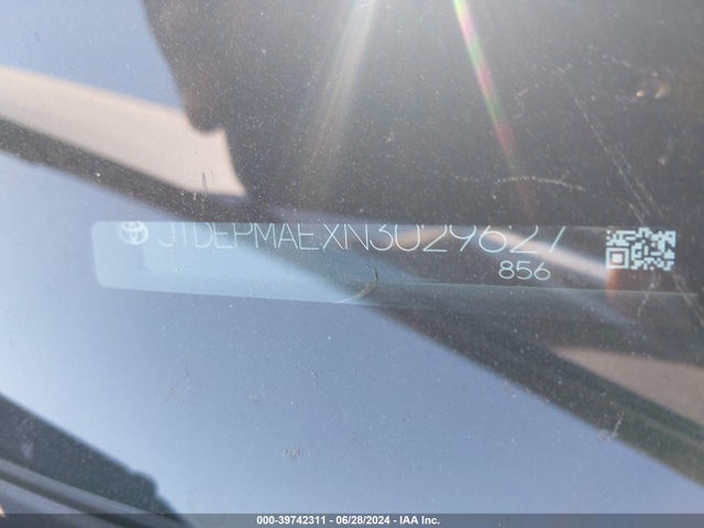 Toyota COROLLA LE 2022 JTDEPMAEXN3029627 Image 9