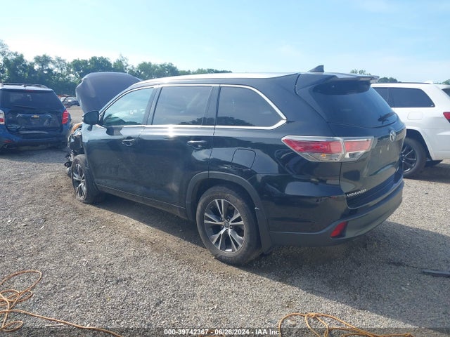 Toyota Highlander Xle V6 2016 5TDJKRFH9GS280055 Image 3