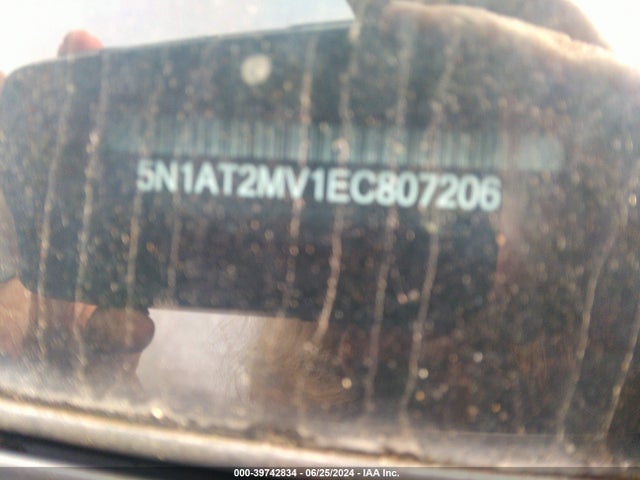 Nissan Rogue Sl 2014 5N1AT2MV1EC807206 Image 9
