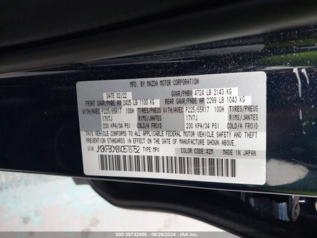 JM3KFBCM8N0578752 Mazda Cx-5 2.5 S Preferred