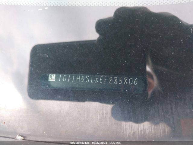 1G11H5SLXEF285806 Chevrolet Malibu 1lz