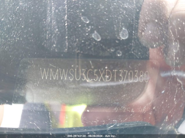 2013 MINI HARDTOP WMWSU3C5XDT370380 Photo 8