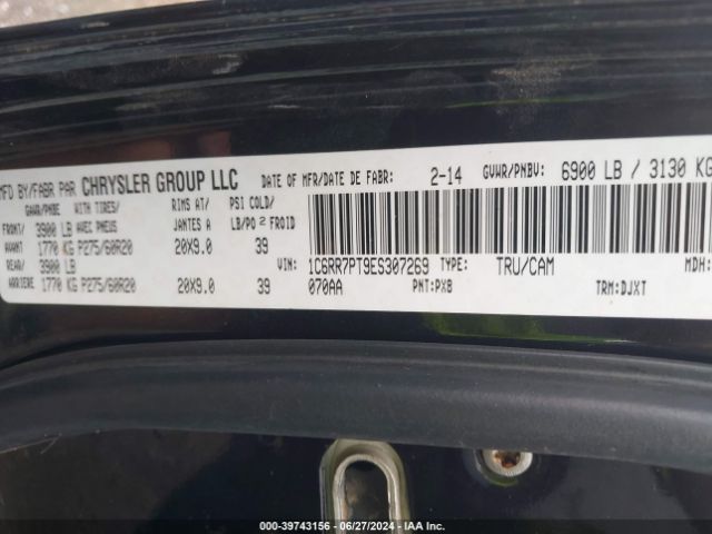 1C6RR7PT9ES307269 RAM 1500 Longhorn