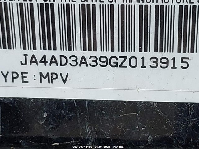 JA4AD3A39GZ013915 Mitsubishi Outlander Se