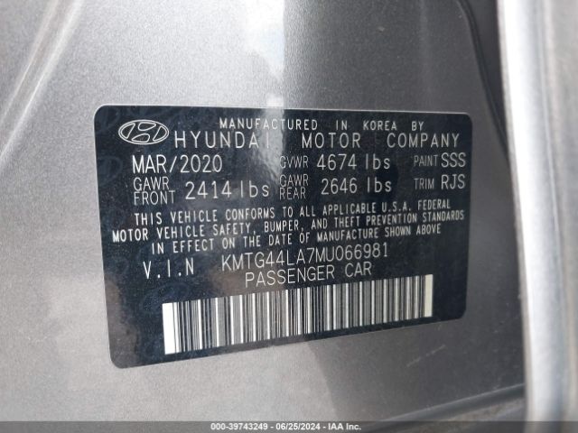 KMTG44LA7MU066981 Genesis G70 2.0t Rwd