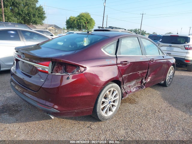 Ford FUSION SE 2017 3FA6P0H77HR283604 Image 4
