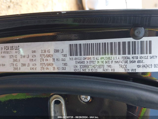 3C6RR6KT1HG718372 RAM 1500 Express  4x2 5'7 Box