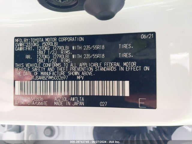 JTJSARBZ9M5032697 Lexus Nx 300 F Sport