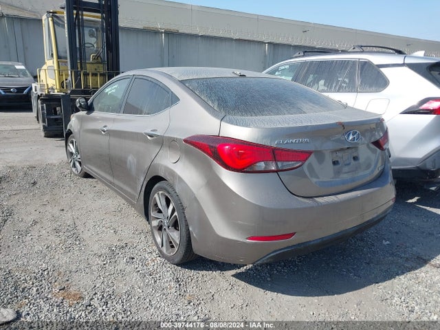 Hyundai Elantra Limited 2014 5NPDH4AE3EH482825 Image 3