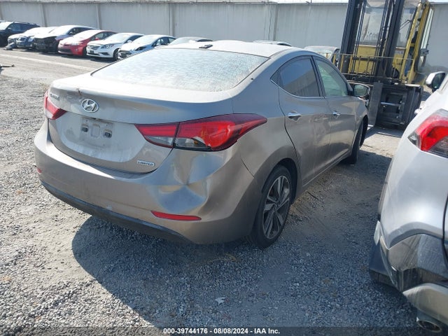 Hyundai Elantra Limited 2014 5NPDH4AE3EH482825 Image 4