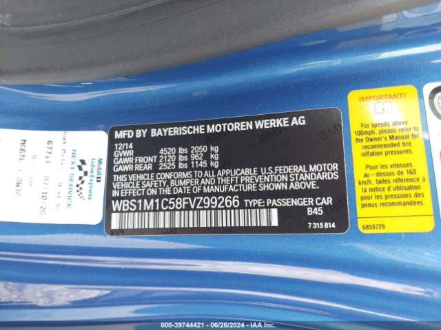 WBS1M1C58FVZ99266 BMW M235