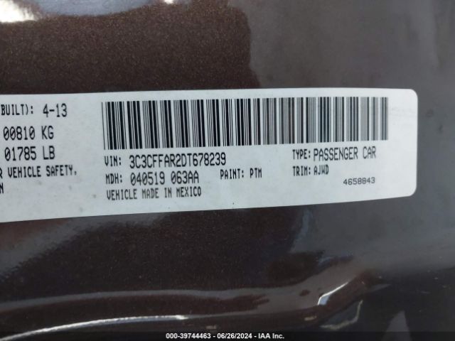 2013 FIAT 500 3C3CFFAR2DT678239 Photo 8