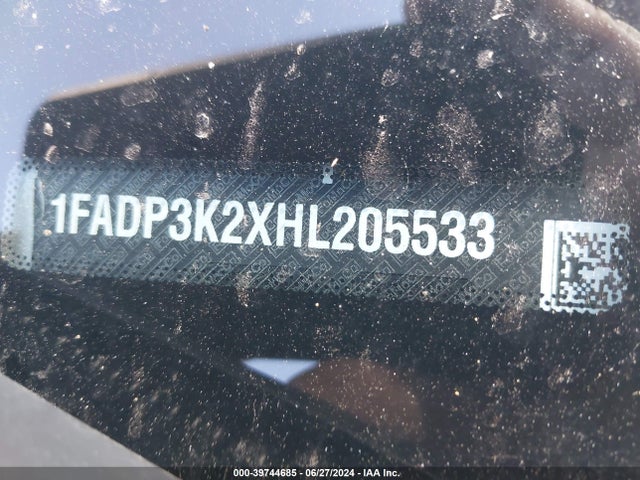 Ford FOCUS SE 2017 1FADP3K2XHL205533 Image 9