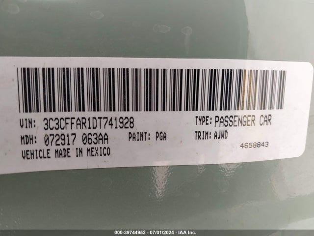 2013 FIAT 500 3C3CFFAR1DT741928 Photo 8