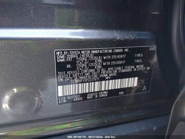 Toyota Rav4 Xle 2023 2T3W1RFV3PC227611 Image 9