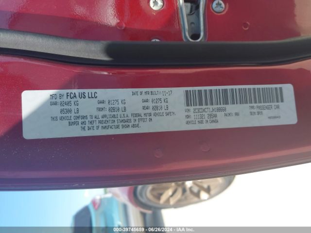 2C3CDXCT1JH188660 Dodge Charger R/t Rwd
