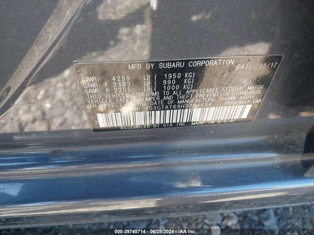 4S3GTAT69H3754696 Subaru Impreza 2.0i Limited