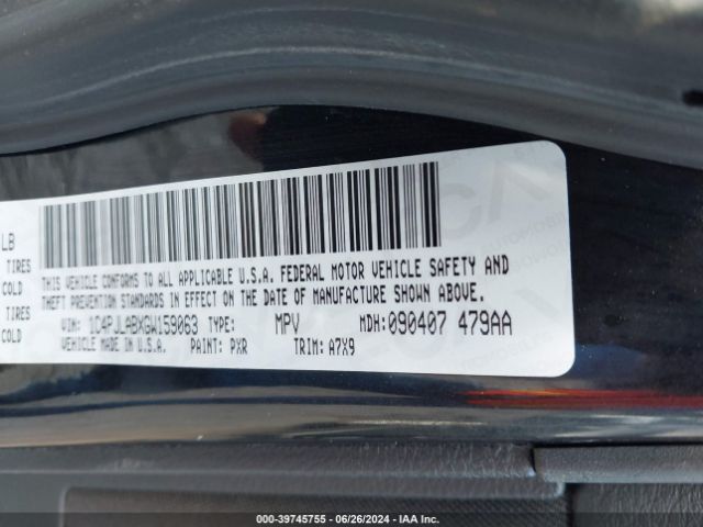1C4PJLABXGW159063 Jeep Cherokee Sport