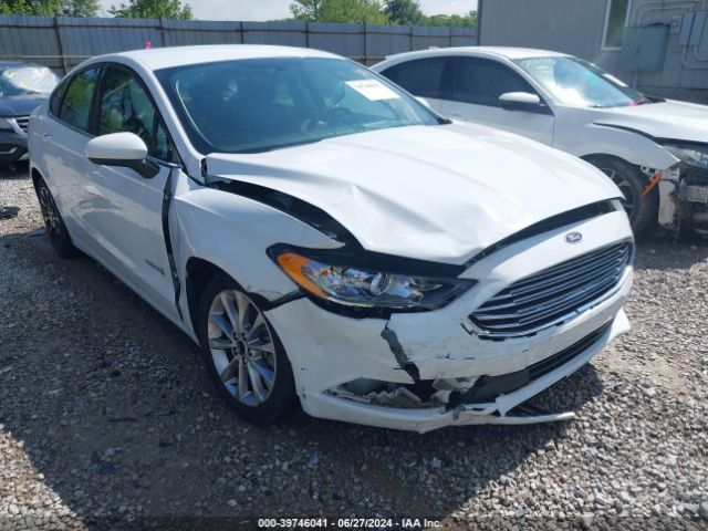 3FA6P0LU4HR222448 Ford Fusion Hybrid Se
