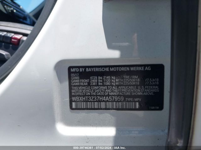 WBXHT3Z37H4A57959 BMW X1 Xdrive28i