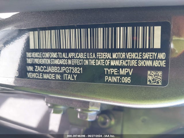 ZACCJABB2JPG73821 Jeep Renegade Altitude Fwd