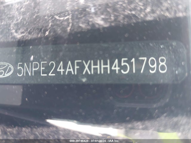 Hyundai Sonata 2017 5NPE24AFXHH451798 Image 14