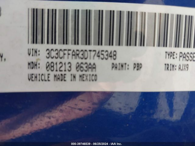2013 FIAT 500 3C3CFFAR3DT745348 Photo 8