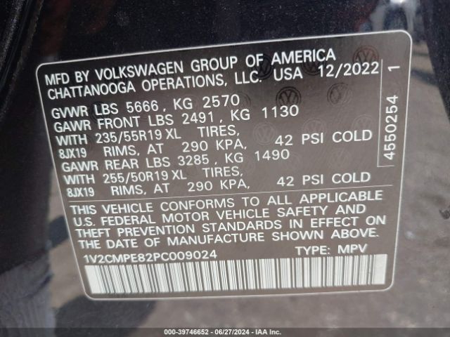 1V2CMPE82PC009024 Volkswagen ID.4 PRO