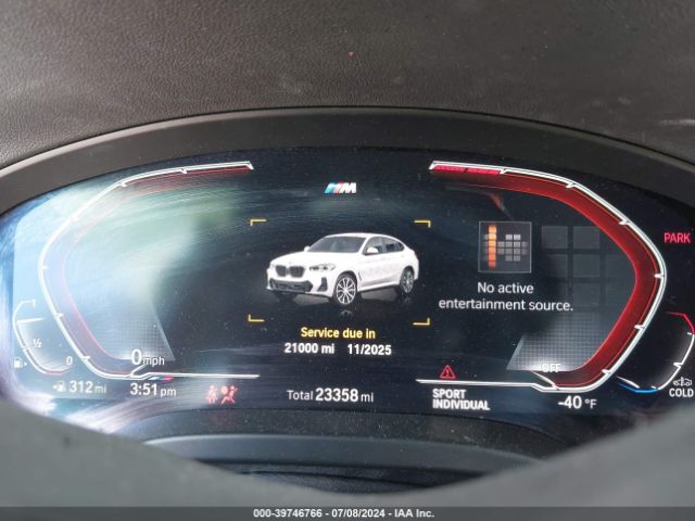 5UX33DT00P9P61655 BMW X4 Xdrive30i