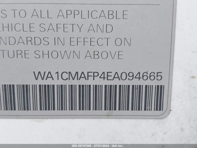 WA1CMAFP4EA094665 Audi Q5 3.0 Tdi Premium Plus