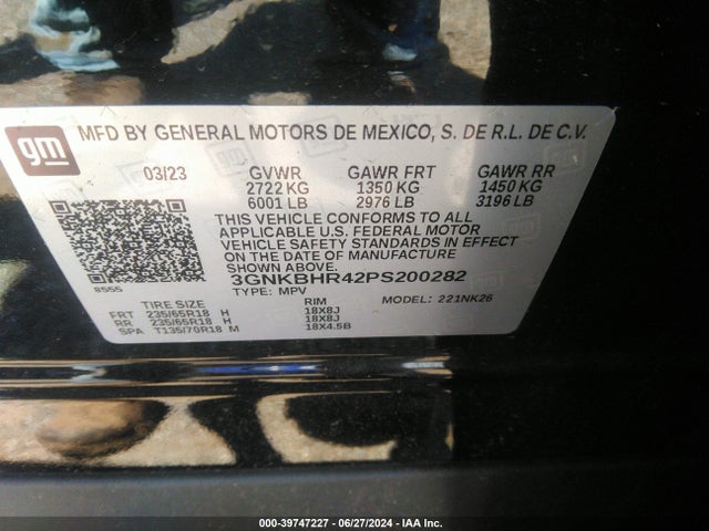 Chevrolet Blazer Awd 2lt 2023 3GNKBHR42PS200282 Image 9