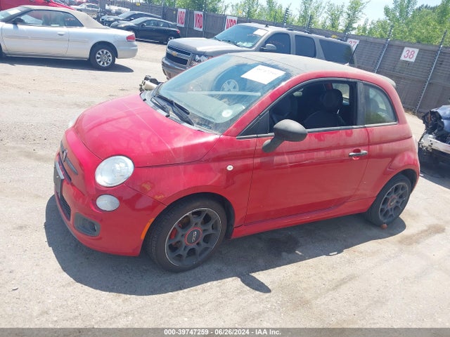 2012 FIAT 500 3C3CFFBR1CT333491 Photo 1
